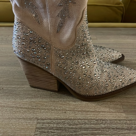 Bling Western Cowboy boots- Size 10 - Picture 3 of 11